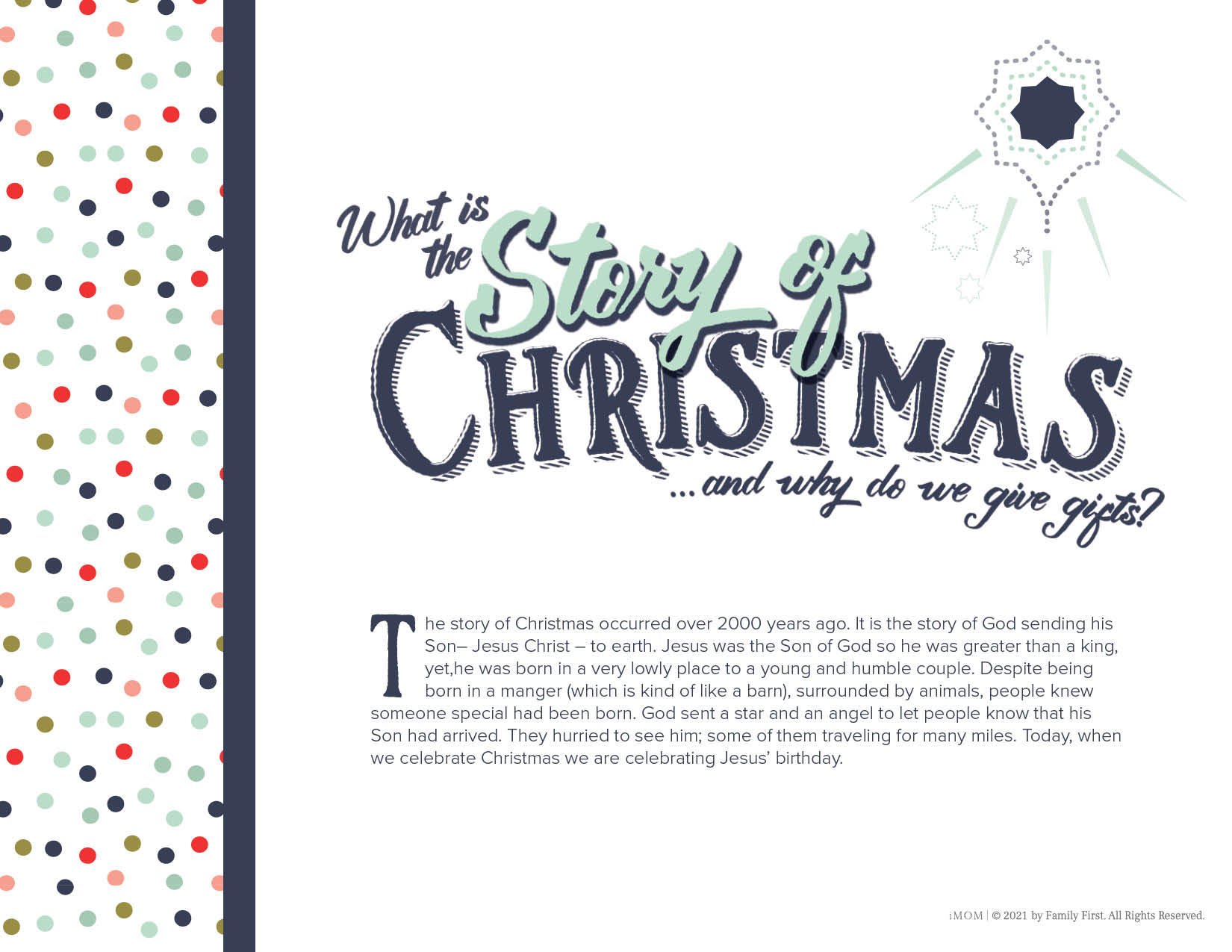the story of christmas - imom
